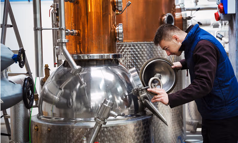 stainless steel distillery tanks