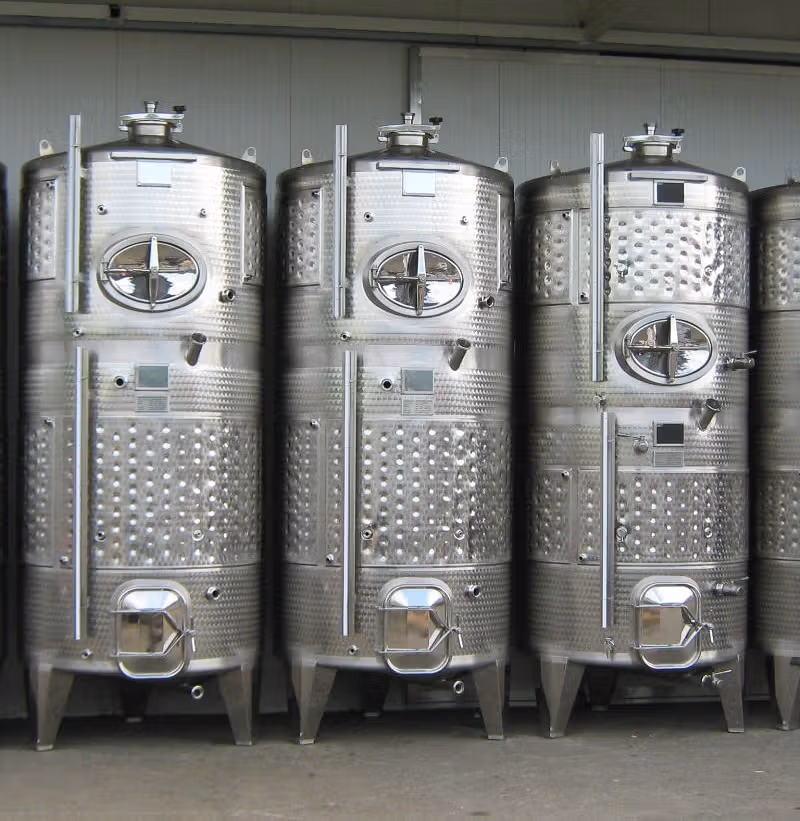 stainless steel brewing tanks